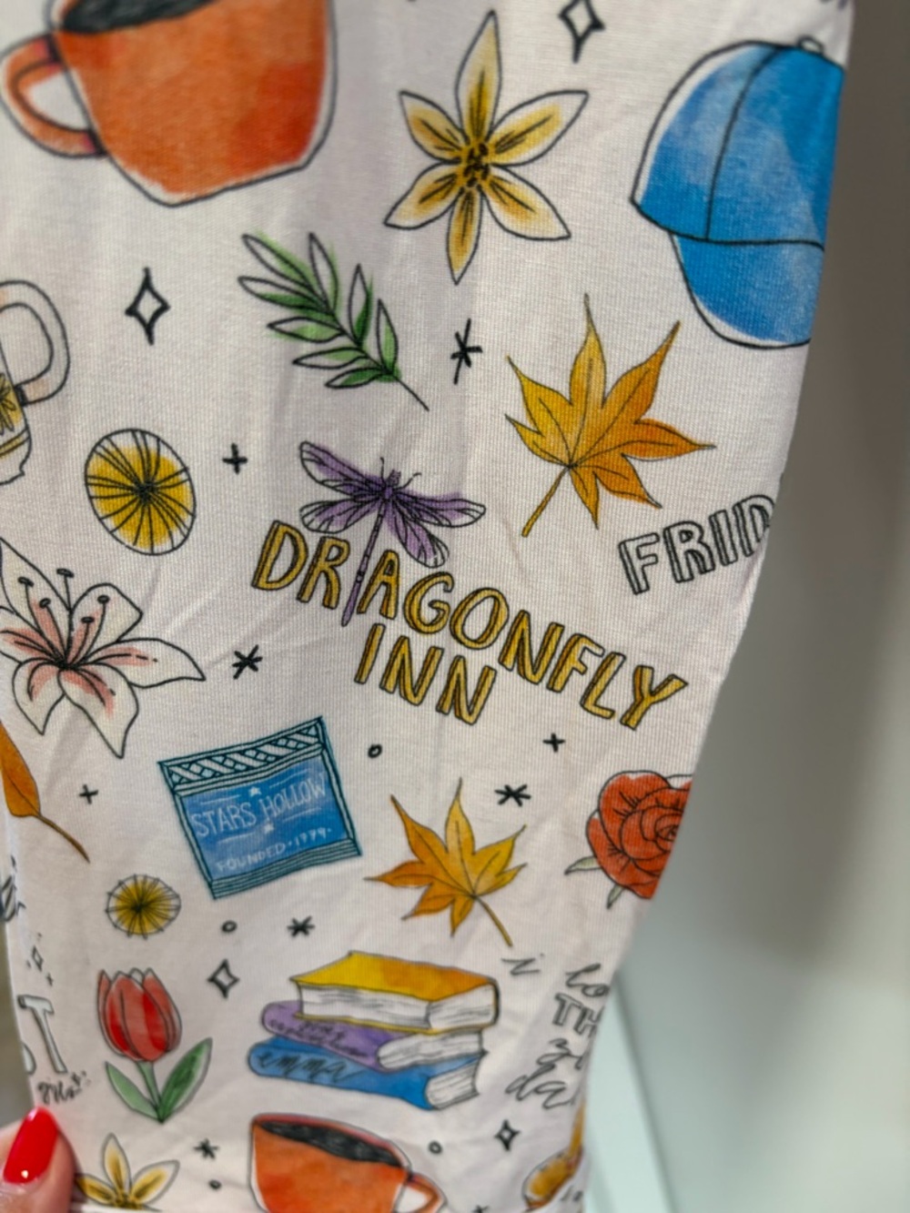 Gilmore Girls x Posh Peanut NWT size XL Women’s Pajama Top Bamboo Lightweight - Picture 8 of 15